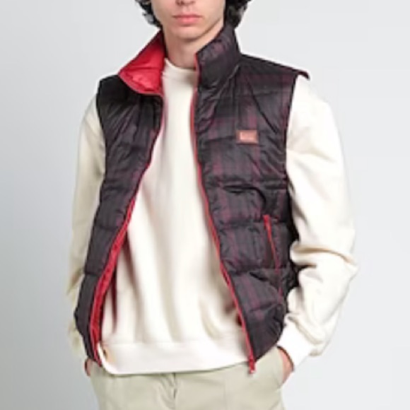 Dolce & Gabbana Other - DOLCE & GABBANA Men down size M Shell Vest jackets Burgundy ⭐️⭐️⭐️